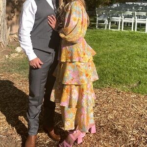 Show Me Your Mumu Groovy Floral Skirt S